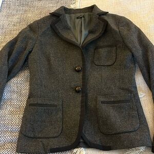 J Crew wool tweed academic collegiate blazer